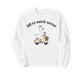 Soccer Mom Off To Watch Soccer Goose Sweatshirt - Unique Graphic Unisex