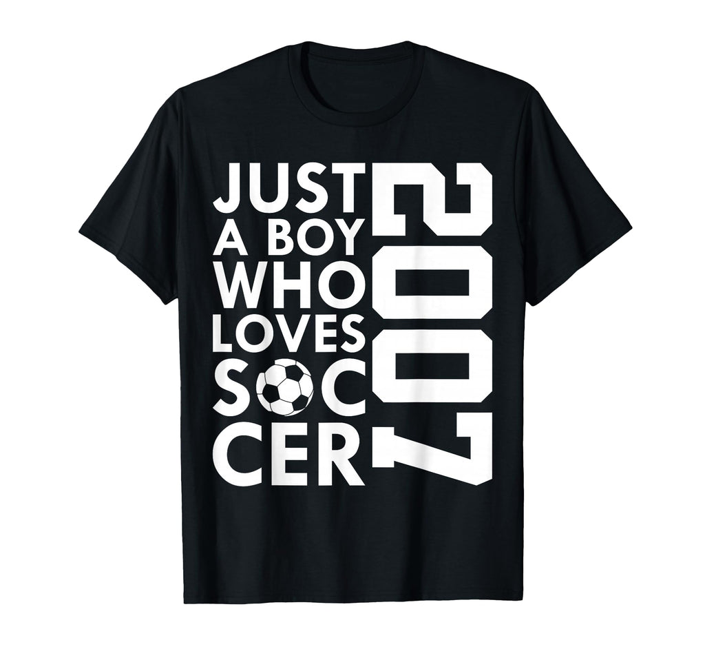 2007 Just Who Loves Soccer 19Th T-Shirt - Fun Novelty Design for Adults