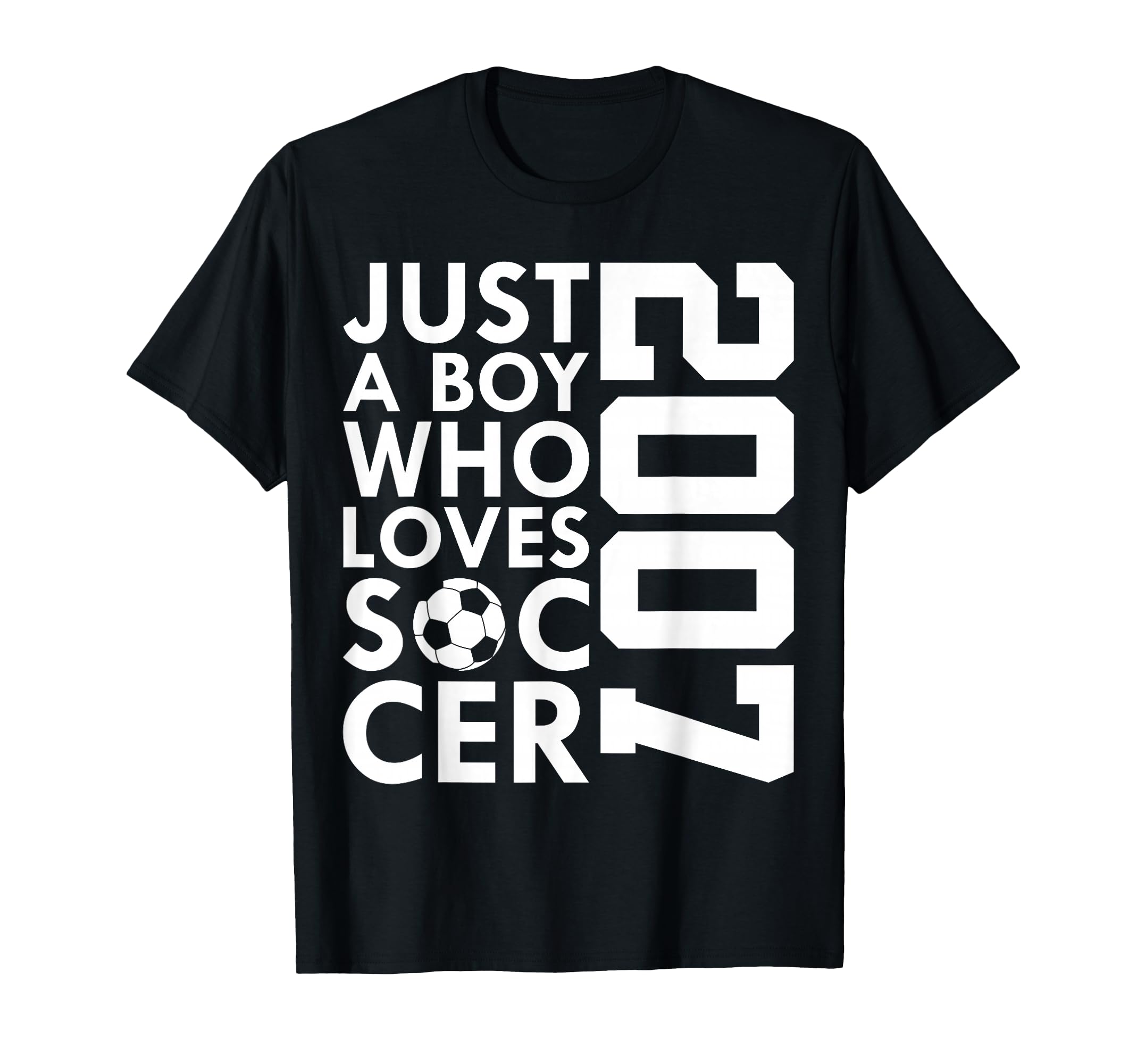 2007 Just Who Loves Soccer 19Th T-Shirt - Fun Novelty Design for Adults