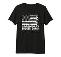 Mens Soccer Coaching Training Trainer T-Shirt - Novelty Apparel for Adults