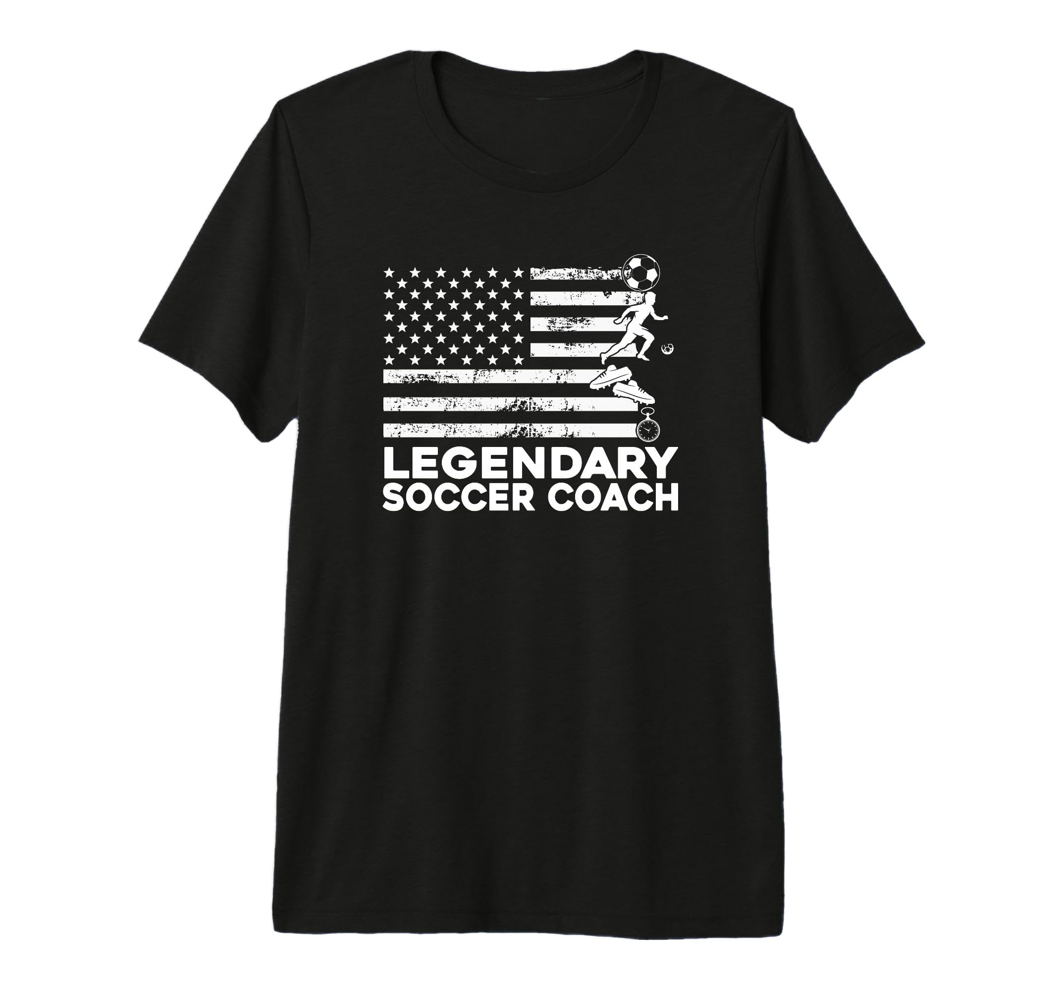 Mens Soccer Coaching Training Trainer T-Shirt - Novelty Apparel for Adults