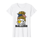 Womens Softball And Soccer Mom T-Shirt - Casual Everyday Wear for Adults