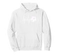 Soccer Heartbeat Ecg Ball Minimal Hoodie - Casual Everyday Wear Unisex