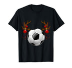 Soccer Deer Funny Soccer Doe Sports T-Shirt - Casual Everyday Wear Unisex