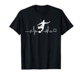 Soccer Heartbeat Tees Soccer Ball T-Shirt - Trendy Graphic for Adults