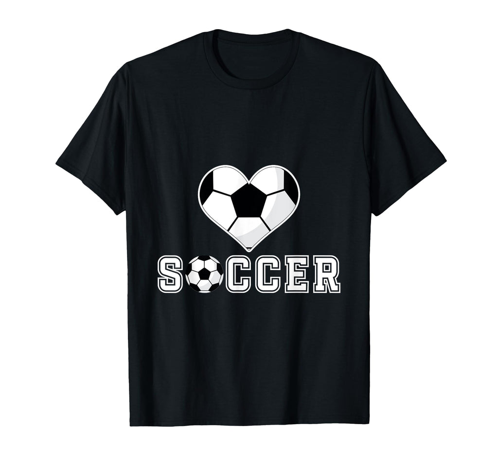 Love Soccer Heart Ball Play Gift Sweatshirt - Graphic Print Men Women
