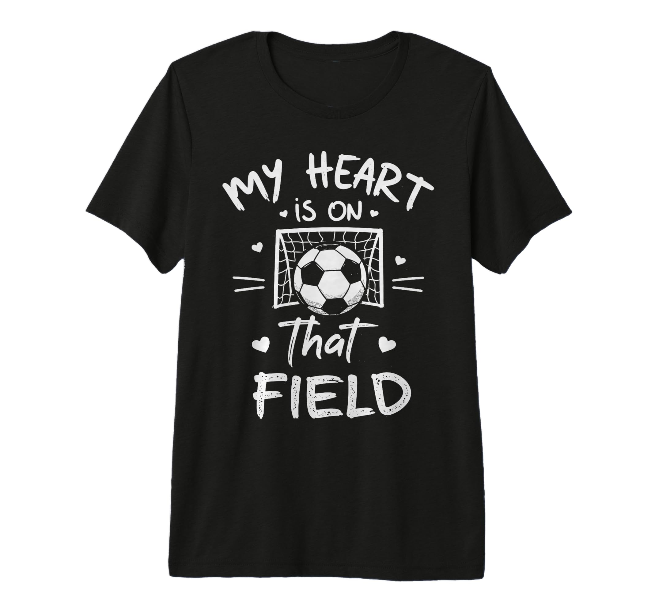 My Heart Is That Field Soccer T-Shirt - Aesthetic Graphic for Adults