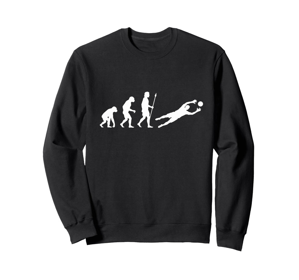 Evolution Soccer Goalkeeper Football Sweatshirt - Unique Graphic Unisex