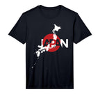 Japanese Map Flag Souvenir T-Shirt - Custom Art Print for Adults