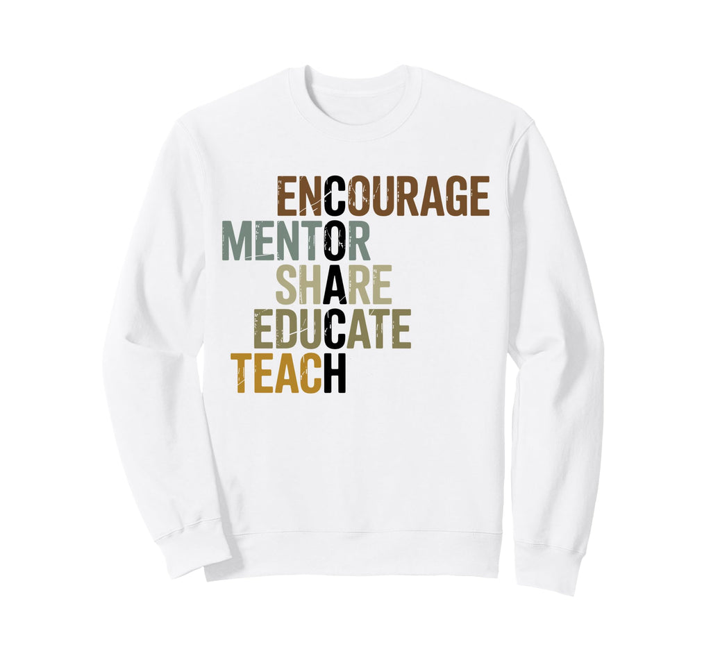 Coach Definition Best Coaches Gift Sweatshirt - Minimalist Print Men Women
