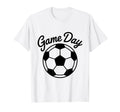 Soccer Mom Dad Parent Proud Game Day T-Shirt - Custom Art Print for Adults