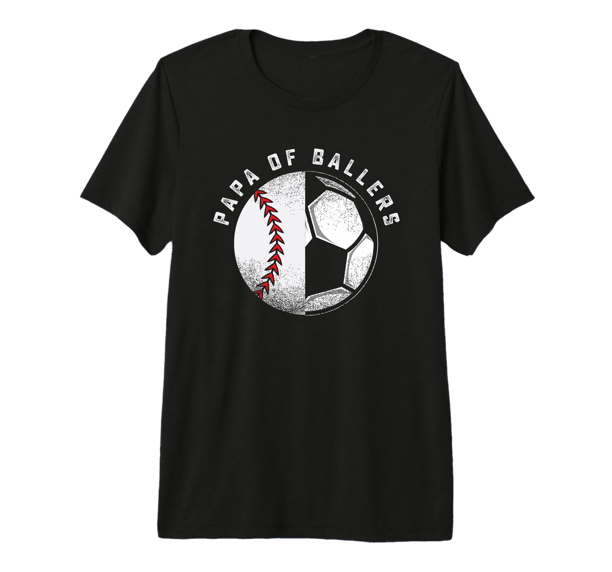 Funny Papa Gift Son Daughter Ballers T-Shirt - Unique Graphic Men Women