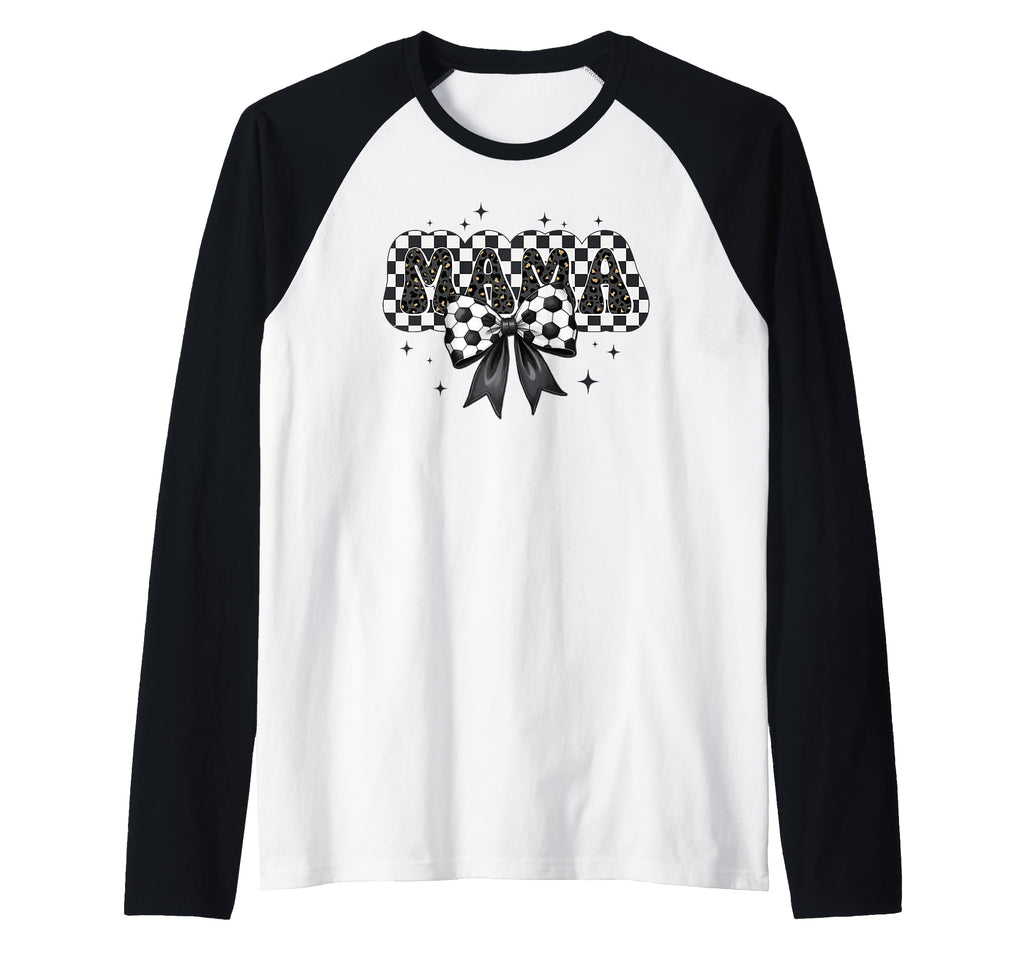Soccer Mama Bow Mom Mommy Mother Gift Sweatshirt - Graphic Print Men Women