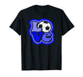 Soccer Love Teen Shades Blue T-Shirt - Aesthetic Graphic Unisex