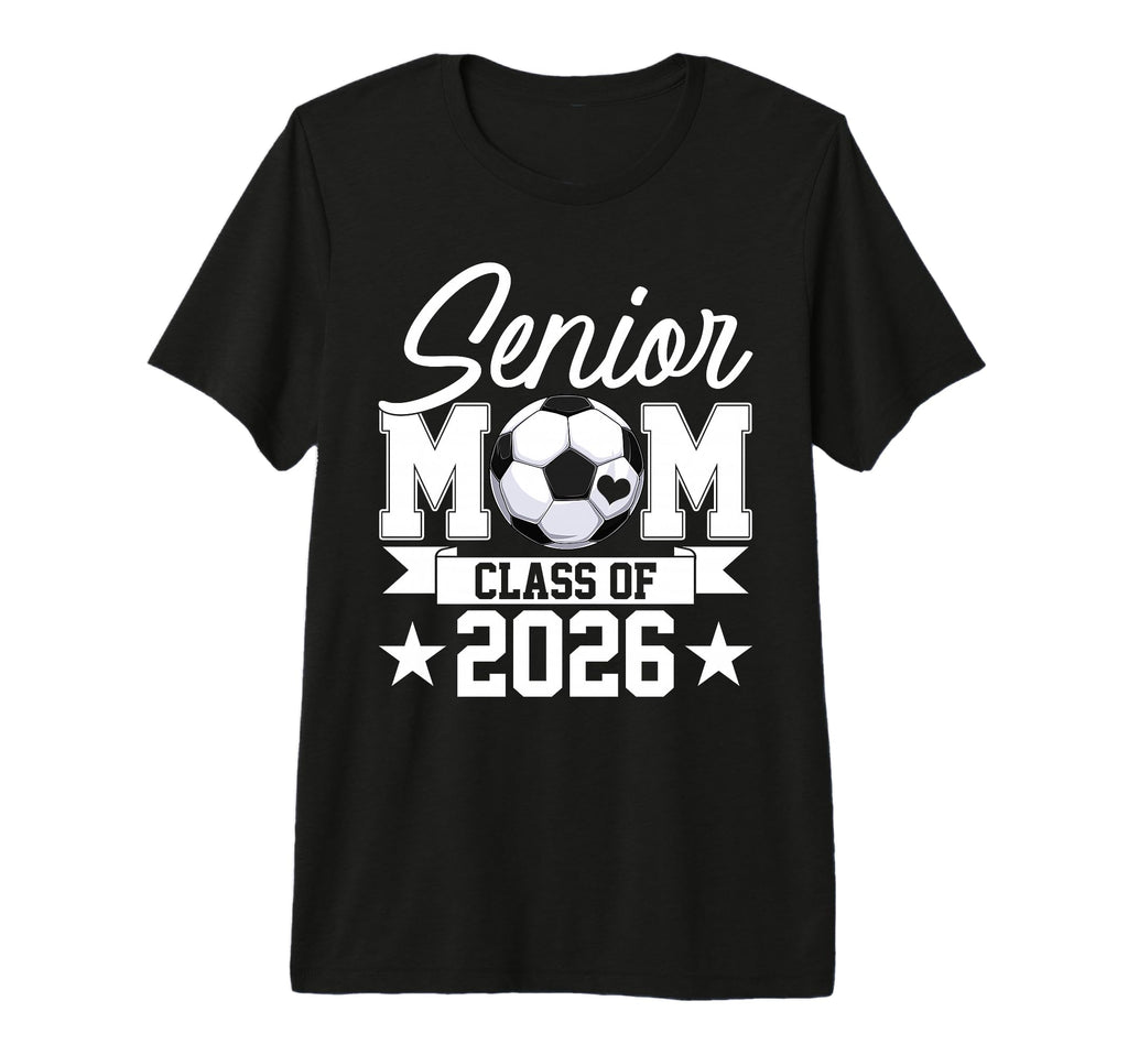 Senior Mom Class 2026 Graduate T-Shirt - Fun Novelty Design for Adults