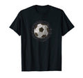 Soccer Ball Love Play Goal European T-Shirt - Minimalist Print Men Women