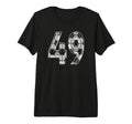 Soccer Number 49 Favorite Player T-Shirt - Casual Everyday Wear Men Women