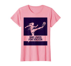 She Lives Soccer Womens T-Shirt - Minimalist Print Men Women
