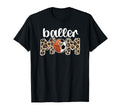 Baller Mom Proud Basketball Soccer T-Shirt - Fun Novelty Design for Adults