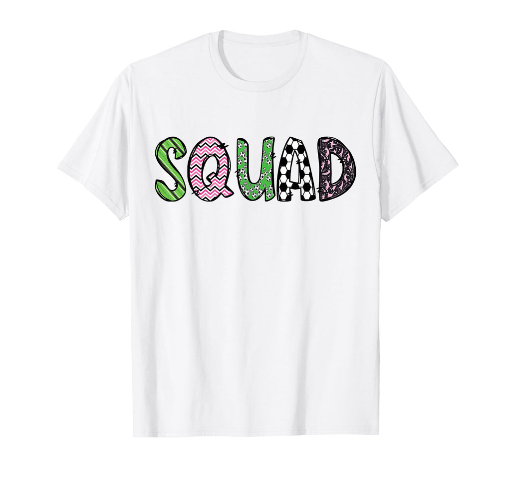 Soccer Squad Funny Soccer Birthday T-Shirt - Custom Art Print Unisex