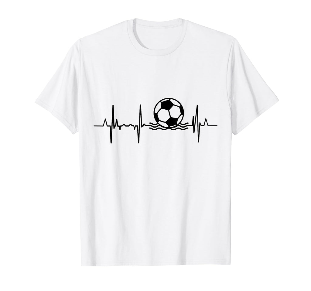 Beach Soccer Heartbeat T-Shirt - Graphic Print Men Women