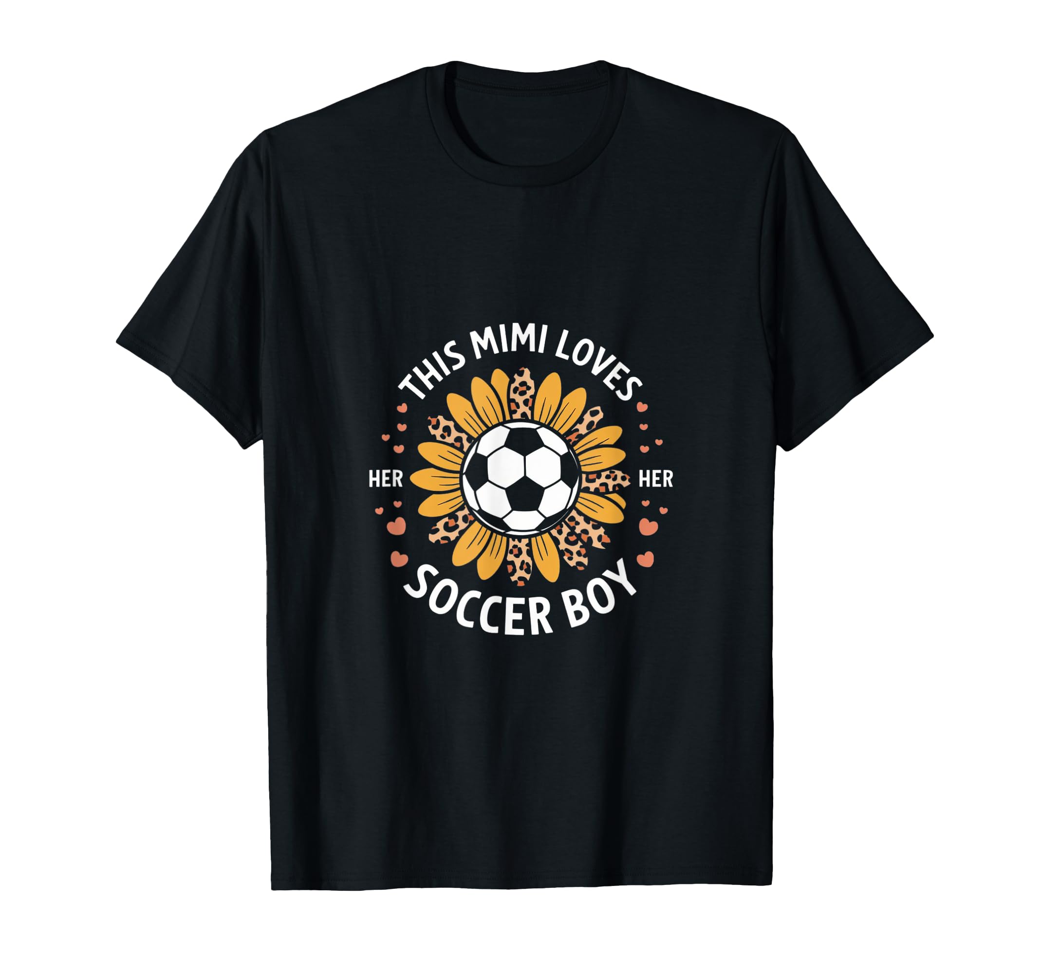 This Mimi Loves Her Soccer Soccer T-Shirt - Trendy Graphic for Adults