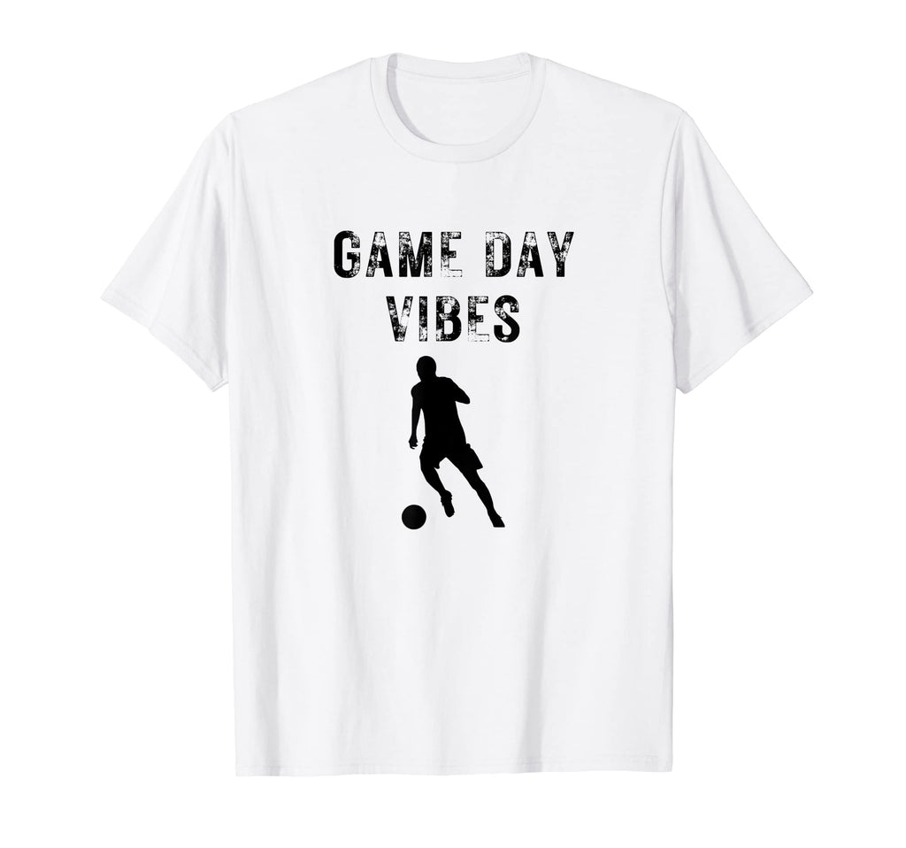 Soccer Game Day Vibes Mom And Dad T-Shirt - Aesthetic Graphic Men Women