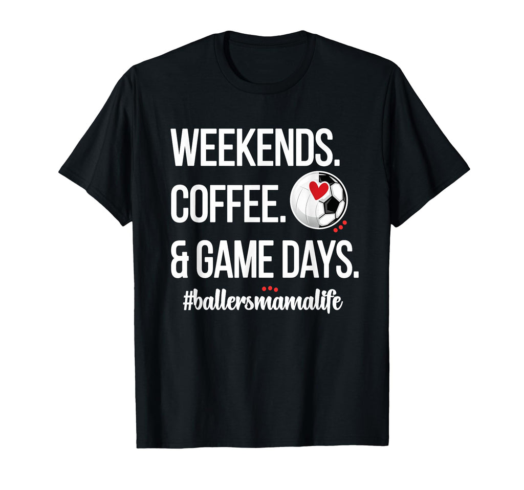 Baller Mama Proud Soccer Volleyball T-Shirt - Minimalist Print Men Women