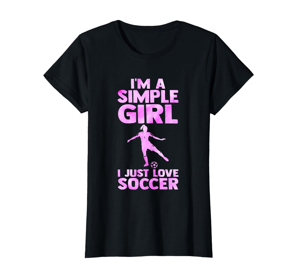 Im Simple I Just Love Soccer Sport T-Shirt - Trendy Graphic Men Women