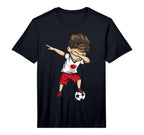 Dabbing Soccer Japan Japanese Football T-Shirt - Aesthetic Graphic Unisex