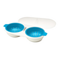 Color: Blue1 - Microwave oven, egg cup, food grade steamed egg