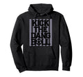 Kick Dang Ball Soccer Mom Preppy Hoodie - Minimalist Print for Adults