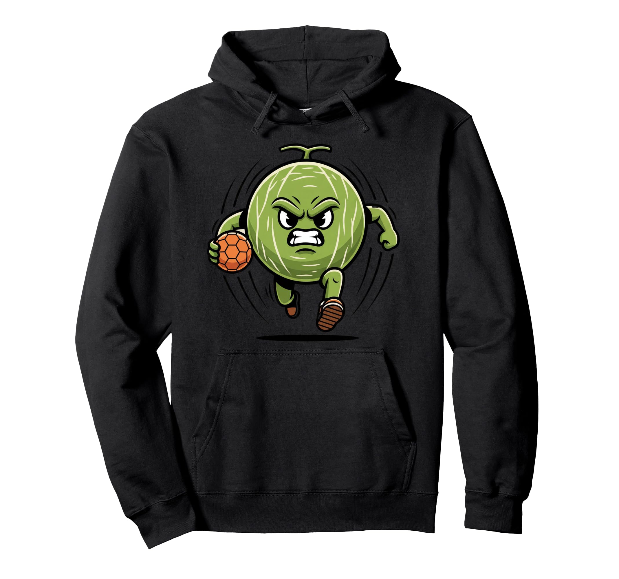 Watermelon Soccer Player Number 7 Hoodie - Casual Everyday Wear for Adults