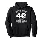 Funny Soccer 40Th Birthday 40 Years Old Hoodie - Unique Graphic for Adults