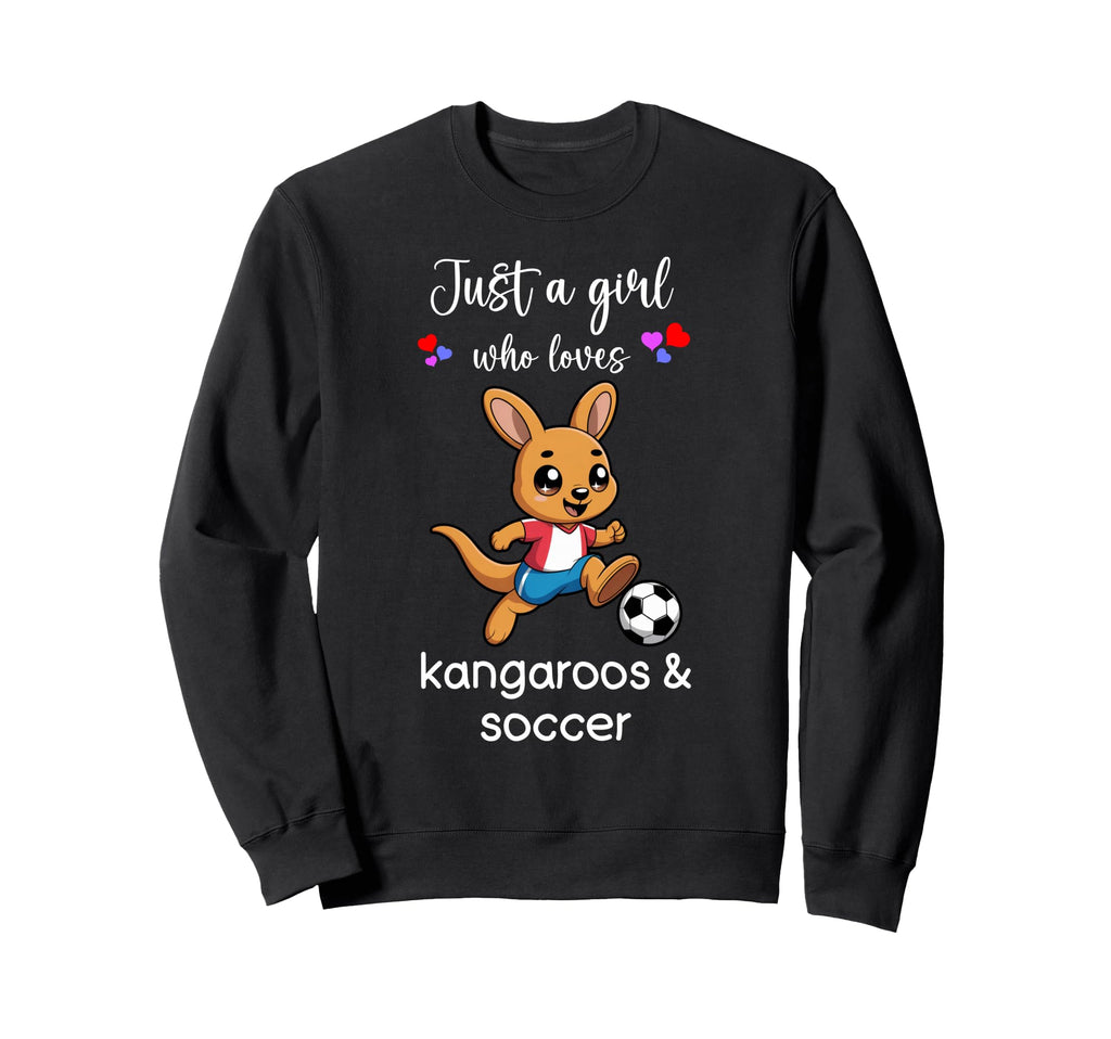 Kangaroo Soccer Kangaroo Soccer Sweatshirt - Novelty Apparel Men Women