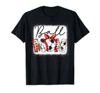 Mom Both Heart Soccer Baseball T-Shirt - Fun Novelty Design Men Women