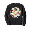 Floral Flower Soccer Player Mom Sweatshirt - Casual Everyday Wear Unisex