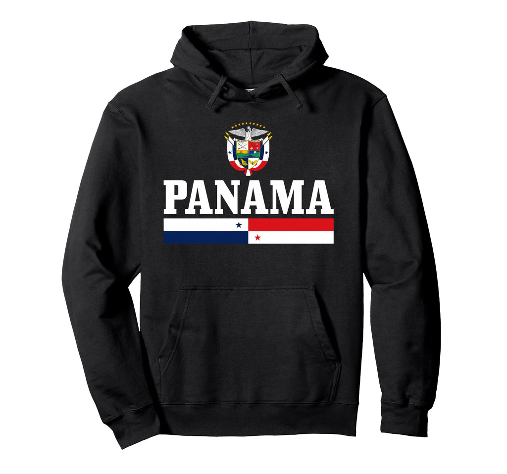 Panama Flag Pride Panamanian Hispanic Hoodie - Novelty Apparel for Adults
