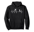 Handball Game Heartbeat Handball Hoodie - Streetwear Style for Adults