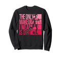 Only Makeup I Wear Is Dirt Soccer Sweatshirt - Unique Graphic for Adults