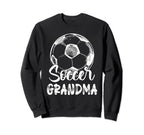 Soccer Grandma Family Matching Sweatshirt - Minimalist Print for Adults