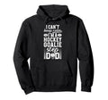 Im Hockey Goalie Step Dad Ice Hockey Hoodie - Fun Novelty Design Men Women