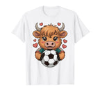 Funny Soccer Heifer Just Who Loves T-Shirt - Trendy Graphic for Adults