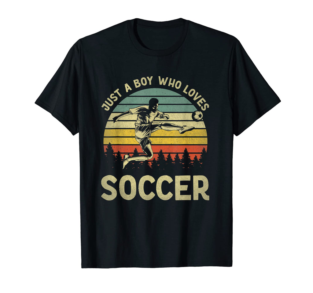 Just Who Loves Soccer Funny Soccer Lover T-Shirt - Aesthetic Graphic Unisex