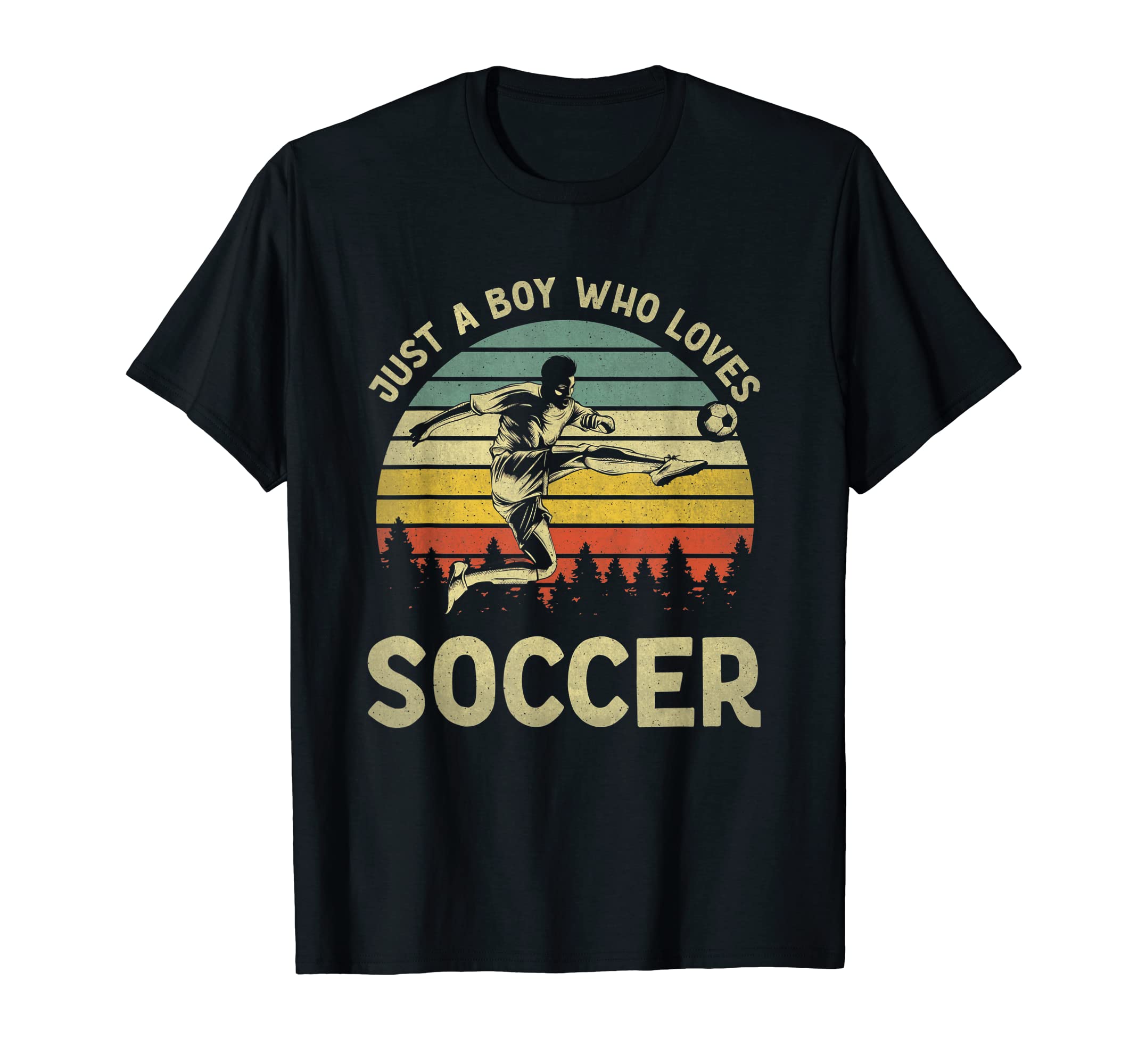 Just Who Loves Soccer Funny Soccer Lover T-Shirt - Aesthetic Graphic Unisex