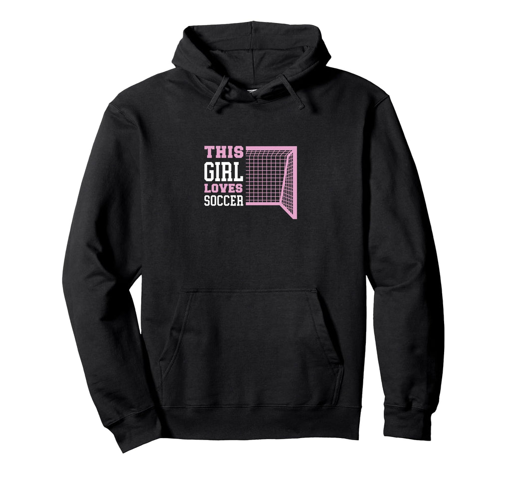 Sport Funny Loves Soccer Hoodie - Custom Art Print for Adults