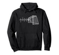 Funny Soccer Heartbeat Ecg Football Hoodie - Fun Novelty Design Men Women