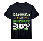 Grandpa Birthday Soccer Group Family T-Shirt - Aesthetic Graphic Unisex