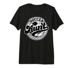 Soccer Aunt Family Matching Game T-Shirt - Aesthetic Graphic for Adults