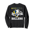 House Divided I Only Raise Ballers Sweatshirt - Aesthetic Graphic Unisex